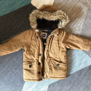 Gap toddler brown winter coat